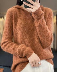 Mink Cashmere Hooded Sweater