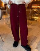 High-Waisted Wide-Leg Sweatpants