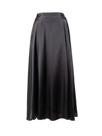 Elegant Satin High Waist Maxi Skirt