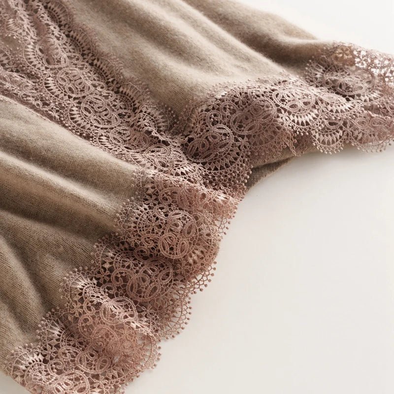 Solid Wool Cape Scarf