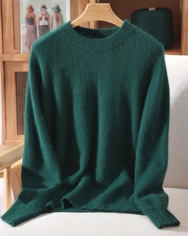 Mink Cashmere Crewneck Sweater