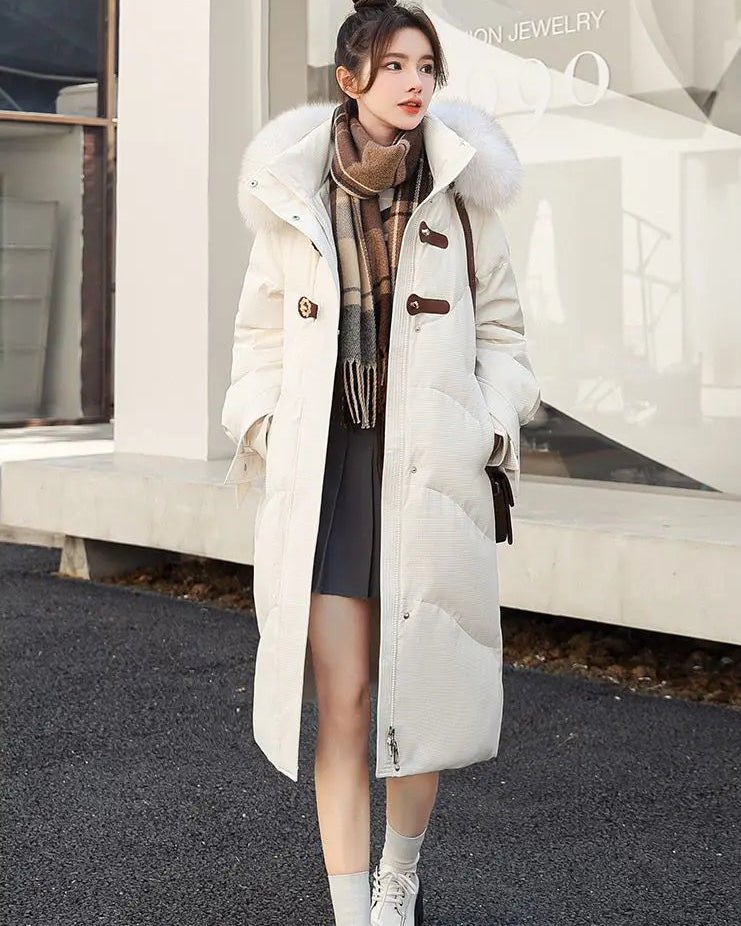 Women'S Mid-Length Thickened Warm Parka