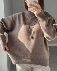 Women's Wool Turtleneck Sweater
