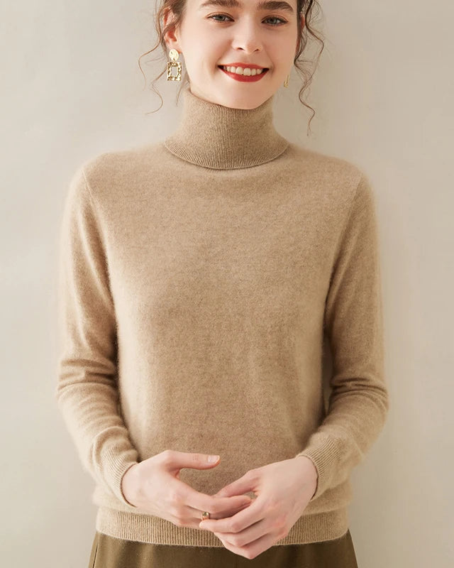 Classic Cashmere Turtleneck Sweater