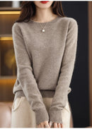 Soft Cashmere Knit Crew Neck Pullover