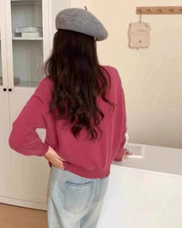 Heavyweight Cashmere Love Buckle Cardigan