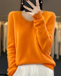 Merino Wool V-Neck Pullover