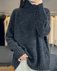 Thick Merino Wool Turtleneck Sweater