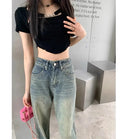 Vintage High Waist Wide-Leg Jeans