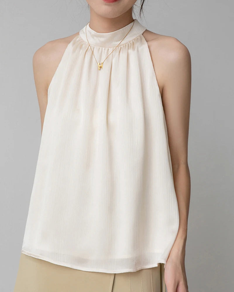 Elegant Halter-Vest Casual Summer Top