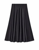 Elegant Satin High Waist Maxi Skirt