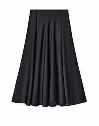 Elegant Satin High Waist Maxi Skirt