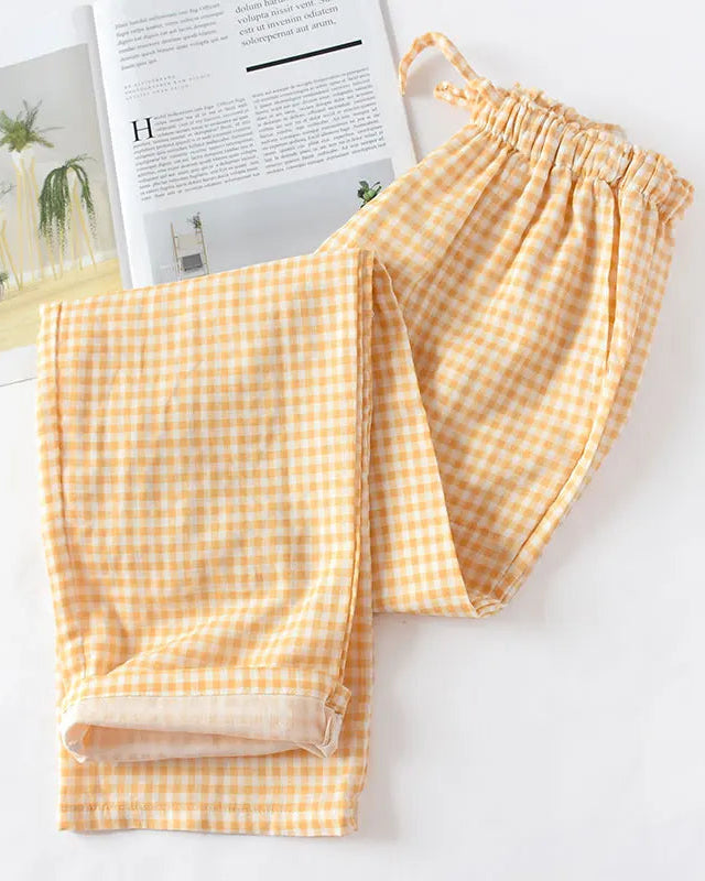 Soft-Woven Cotton Sleep Bottoms