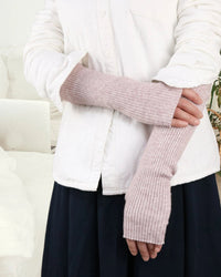 Ribbed Fingerless Arm Warmers