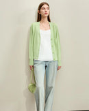 Chiffon Halter-Neck Straight-Cut Tank Top