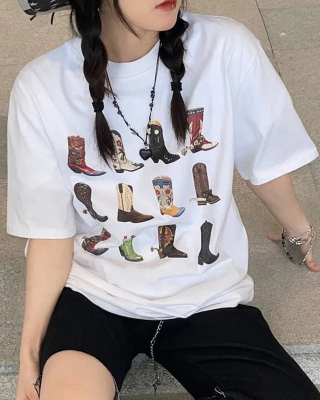 Free Spirit Vintage Knit Graphic Tee