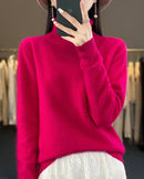 Mink Cashmere Turtleneck Sweater