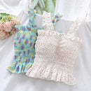 Print Folds Bohemian Sleeveless Vest