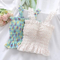 Print Folds Bohemian Sleeveless Vest