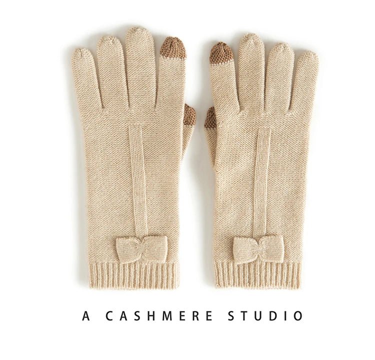 Full Finger Pure Cashmere Gloves