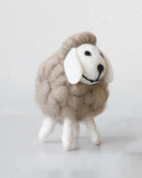 Wool Felt Sheep Figurine Table Ornament