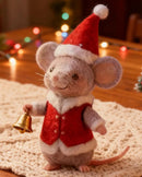 Christmas Felt Mouse Decorative Figurine