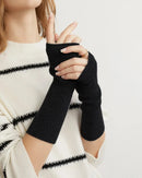 Fine-Knit Cashmere Arm Warmers
