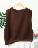Merino Wool Jacquard Sweater Vest