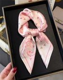Multifunction Paisley Square Silk Scarf