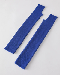 Wool Blend Knit Long Arm Warmers