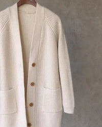 Merino Wool Pocket Cardigan