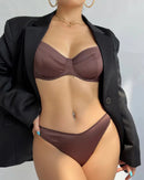 Silk Ultra-Thin Soft Comfortable Seamless Bra Set