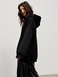 Fleece Oversized Hoodie Sweatshirt