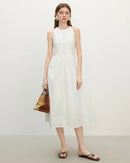 Round Neckline Elegant Slim-Fitting Halter Dress