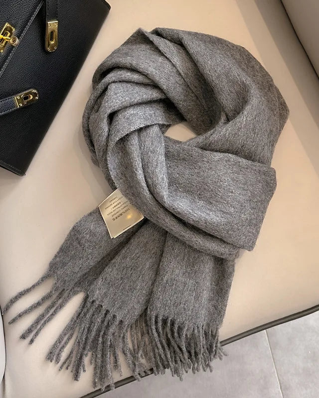 Fringed Wool Scarf