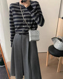 Heavyweight Cashmere Crewneck Cardigan