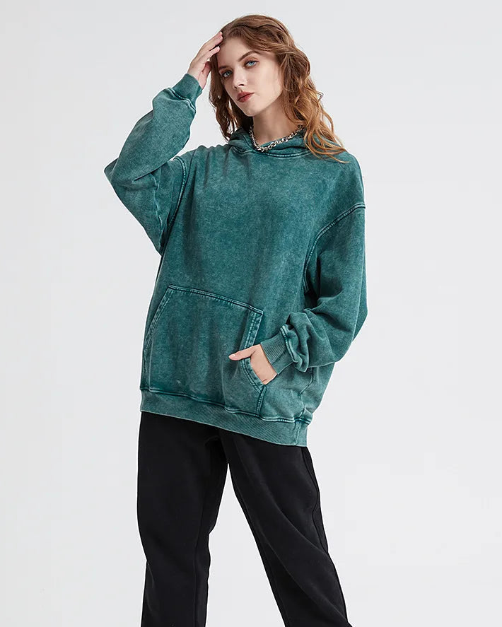 Cotton Loose Retro Thicken Hoodie