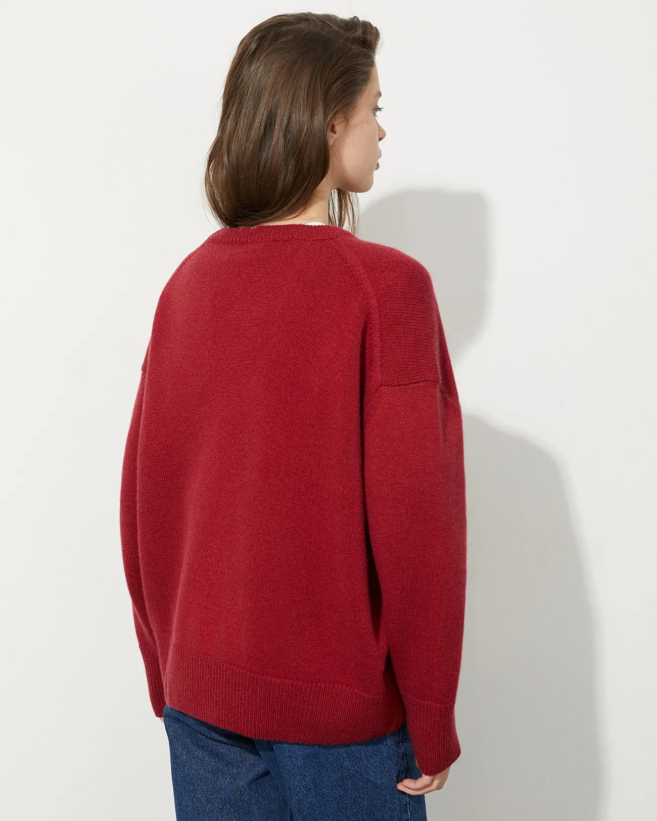 O Neck Knitted Sweater