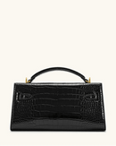 Luxury Crocodile-Print Handbag