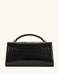 Luxury Crocodile-Print Handbag