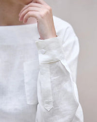 Retro One-Shoulder Collar Casual Loose T-Shirt