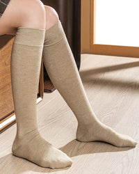 Wool Blend Knit Calf Length Socks