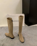 Vintage Stretch Knee-High Boots