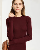 Simple Slim-Fit Wool Crewneck Sweater
