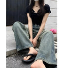 Vintage High Waist Wide-Leg Jeans