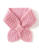 Cashmere Bowknot Knit Neck Scarf