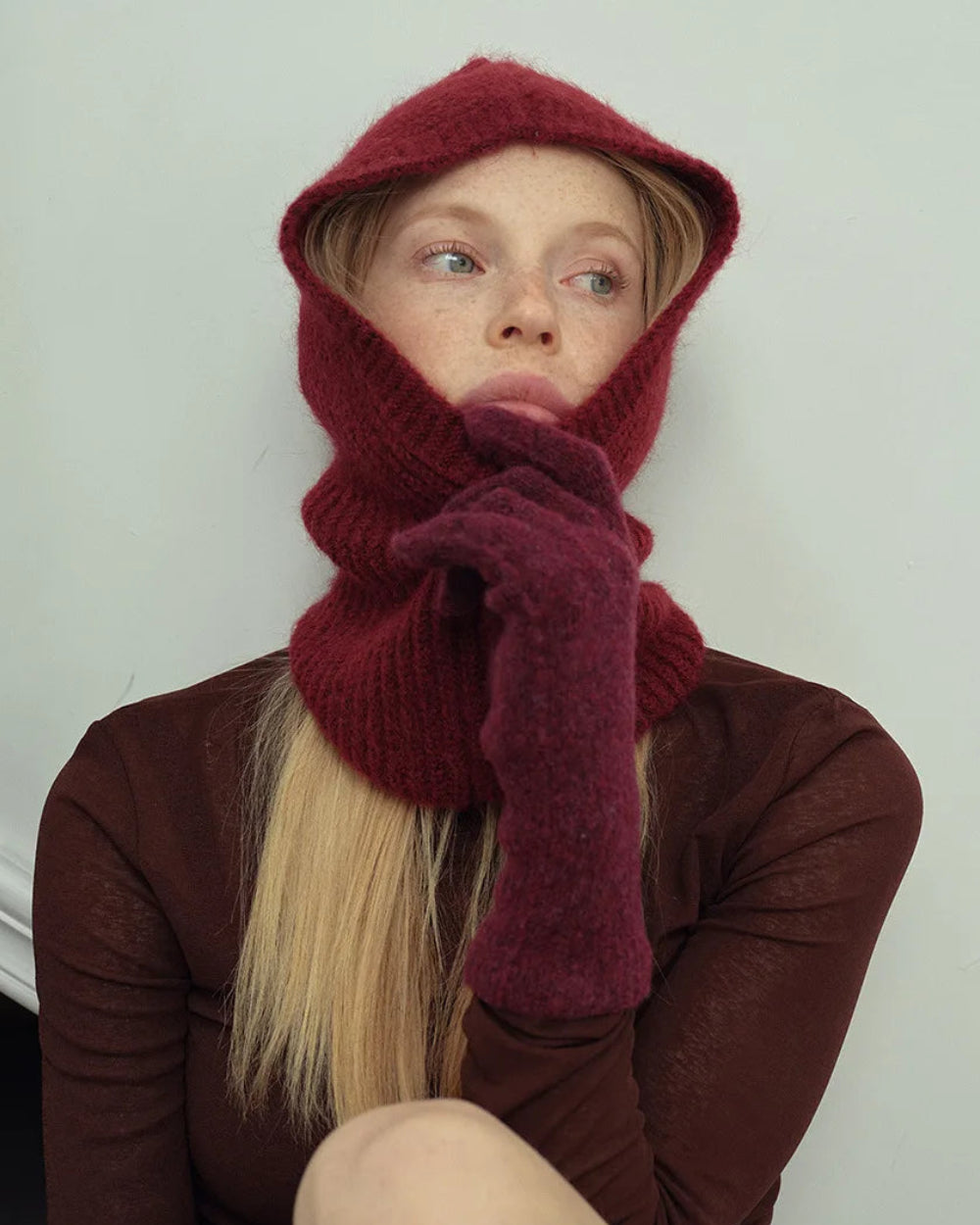 Women'S Soft Knit Winter Balaclava