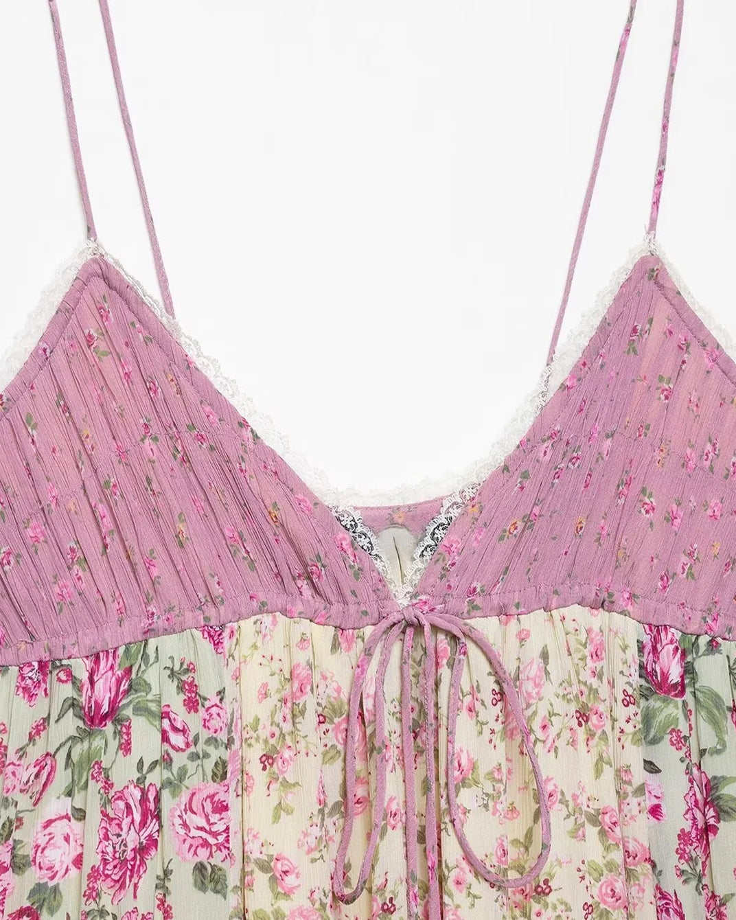 Fashionable Floral Patchwork Halter Maxi Dress