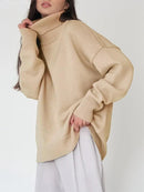 Turtleneck Oversized Pullover Sweater