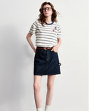 Nautical Stripe Embroidered T-Shirt